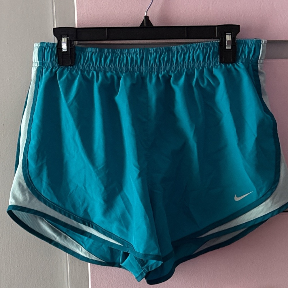 blue nike running shorts